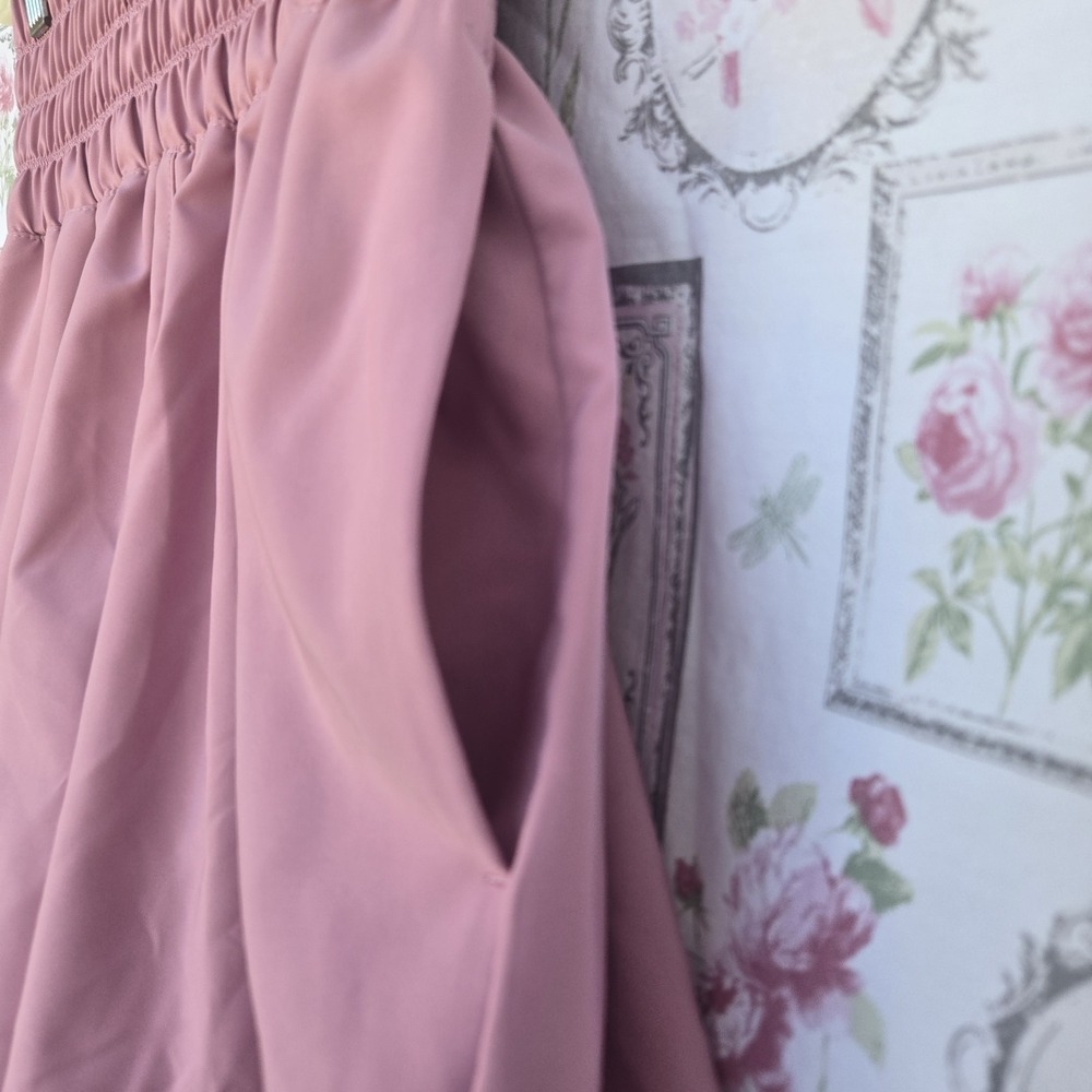 New Nike One Dri-FIT Ultra High-Waisted Brief-Lined Shorts Women's XS Pink Gym - Picture 2 of 5